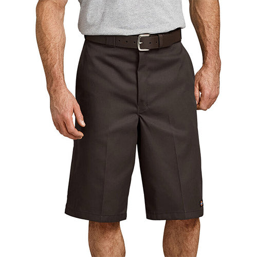 13" LOOSE FIT MULTI-USE POCKET WORK SHORTS - DK BROWN | DICKIES