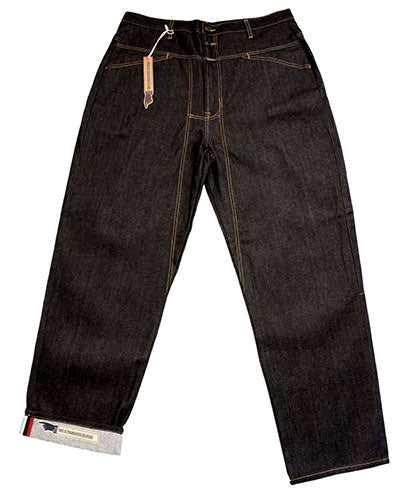 Selvedge Jean Blue Raw W/WHITE/KHAKI